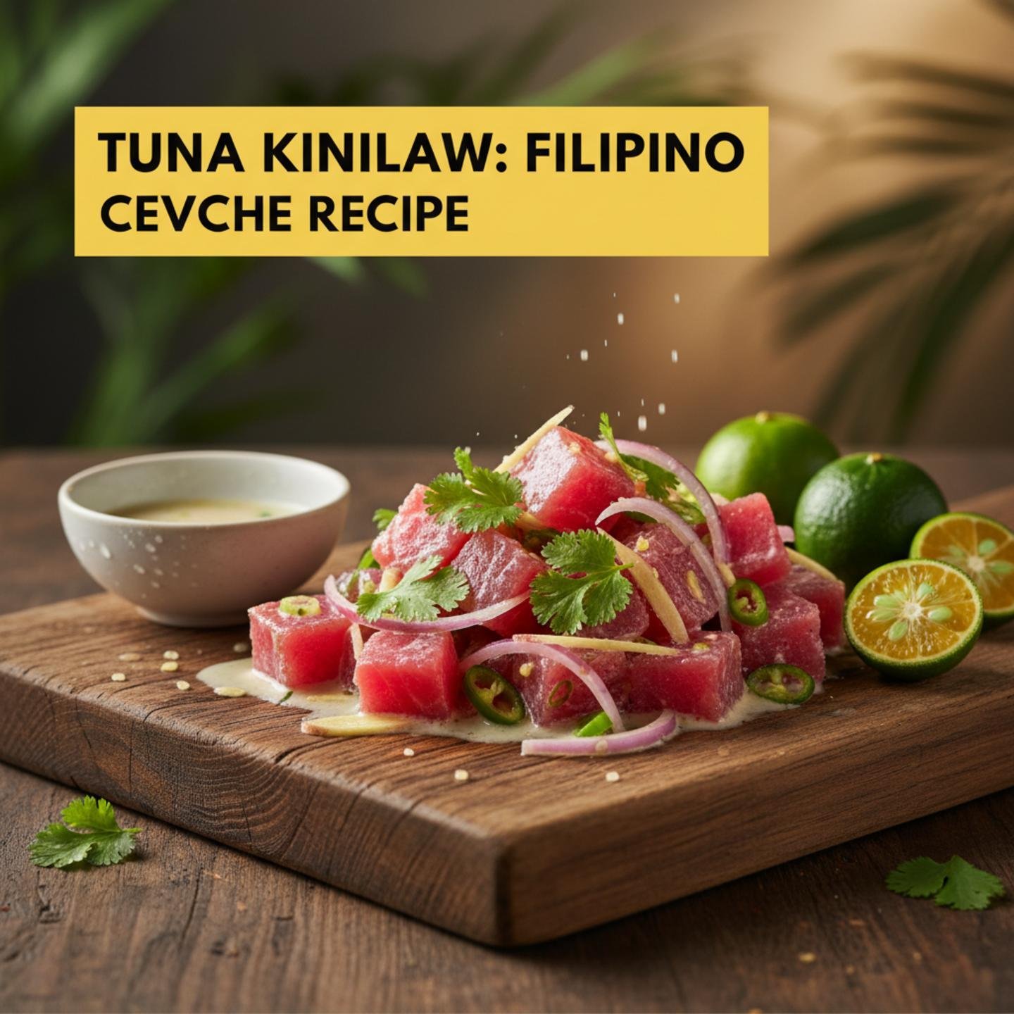 Tuna Kinilaw: Filipino Ceviche Recipe