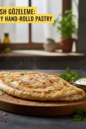 Turkish Gözleme: Savory Hand-Rolled Pastry