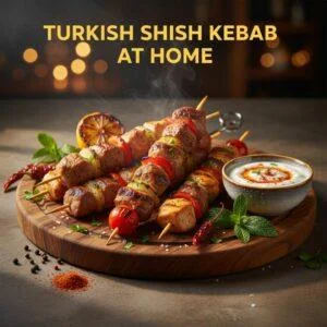 Turkish Shish Kebab at Home