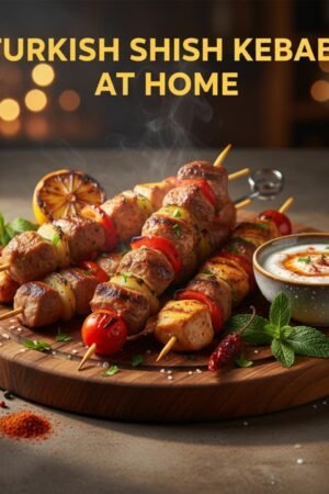 Turkish Shish Kebab at Home