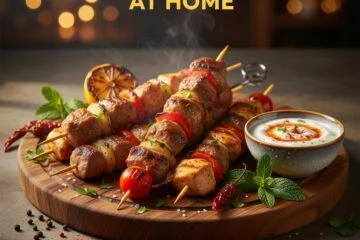 Turkish Shish Kebab at Home