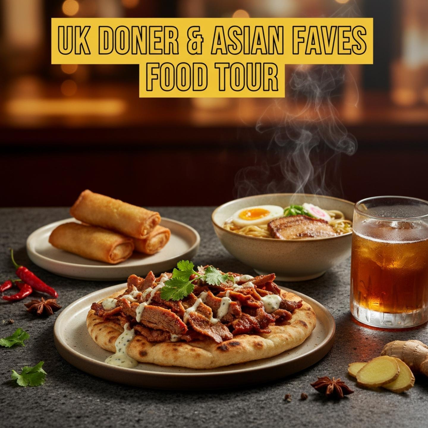 UK Doner & Asian Faves Food Tour