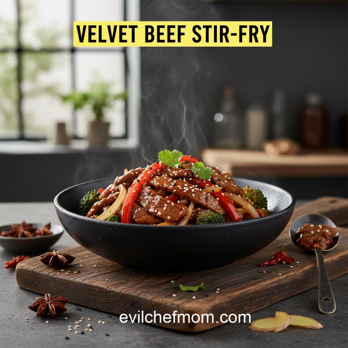 Velvet Beef Stir-Fry