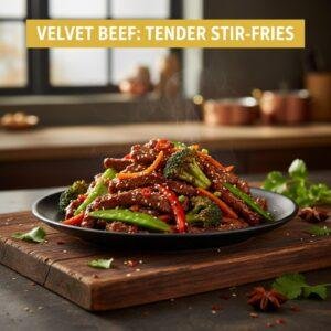 Velvet Beef: Tender Stir-Fries