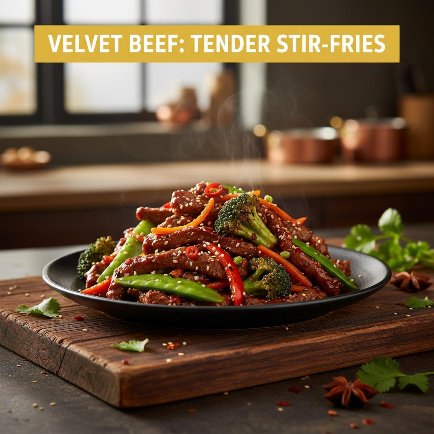 Velvet Beef: Tender Stir-Fries