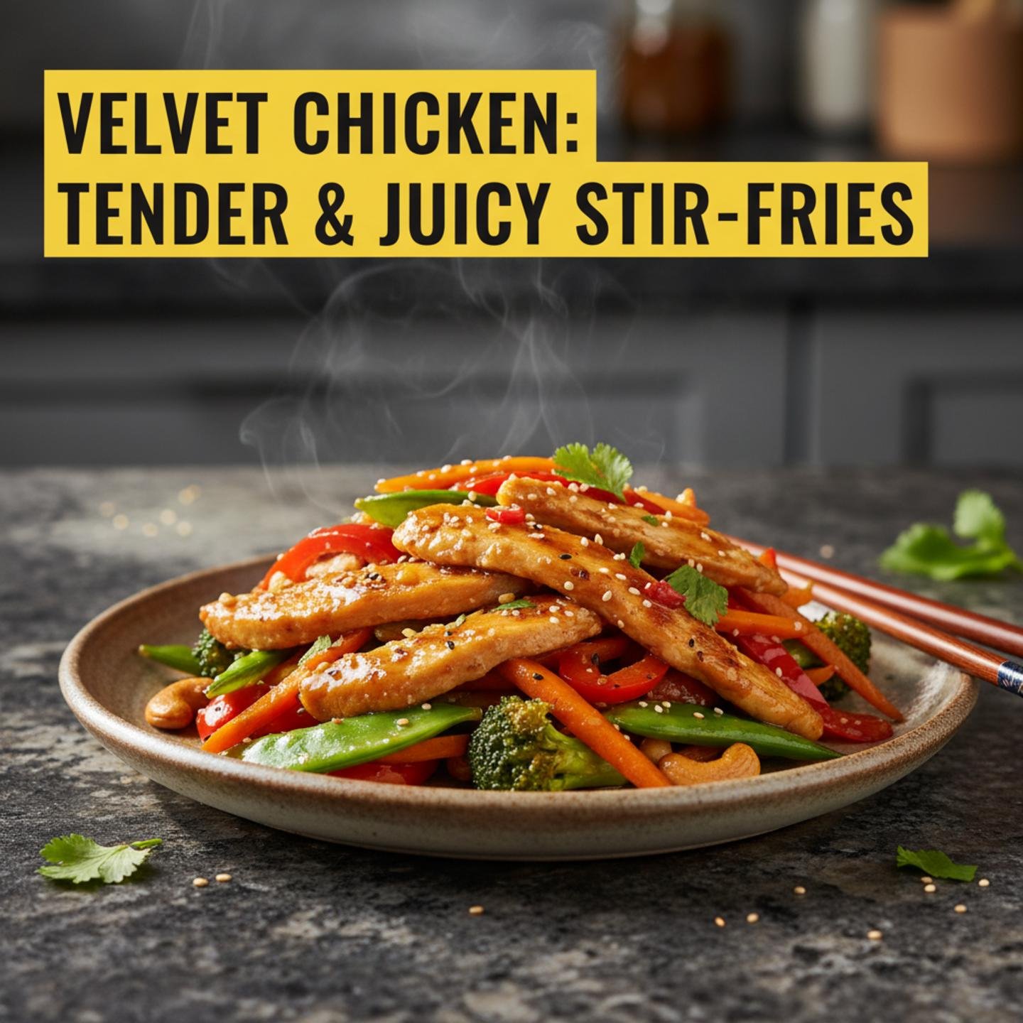 Velvet Chicken: Tender & Juicy Stir-Fries