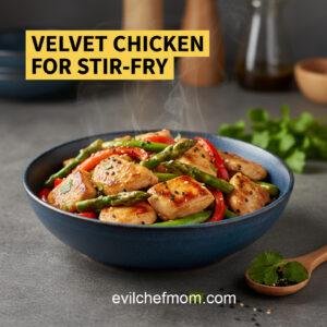 Velvet Chicken for Stir-fry