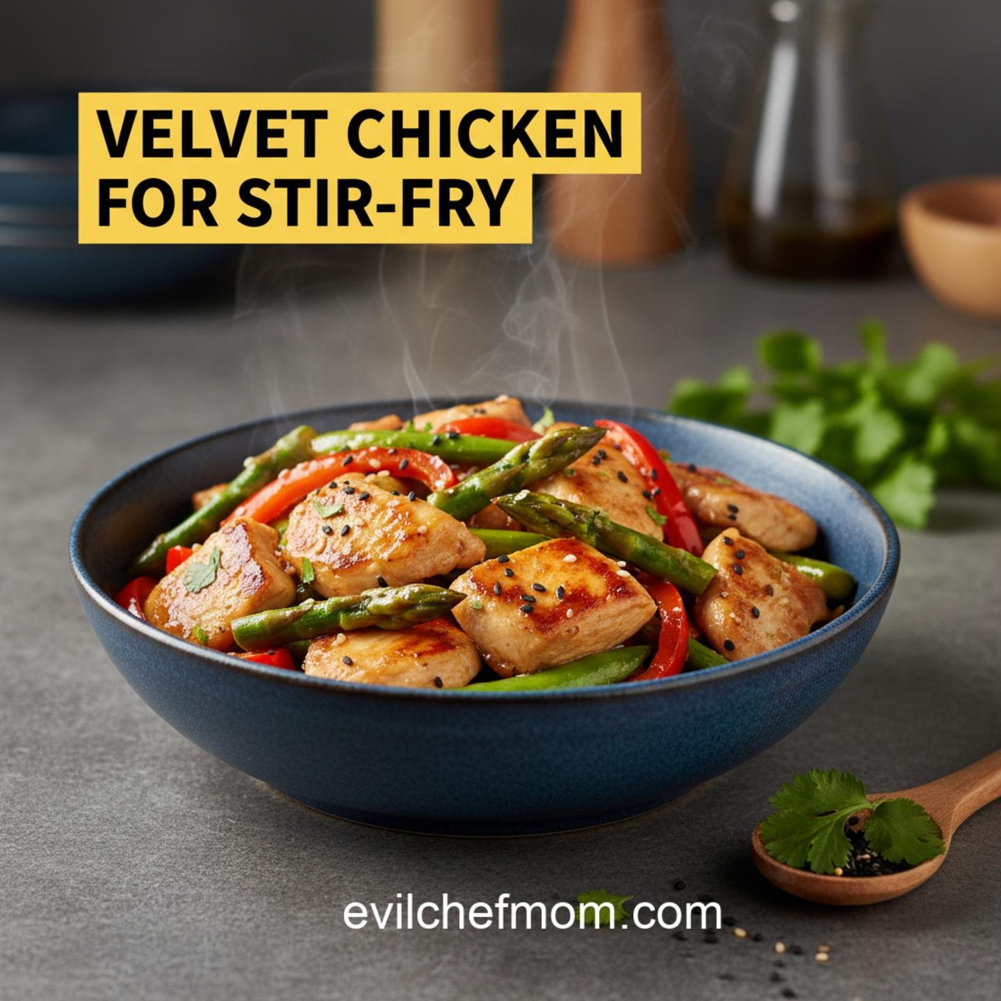 Velvet Chicken for Stir-fry