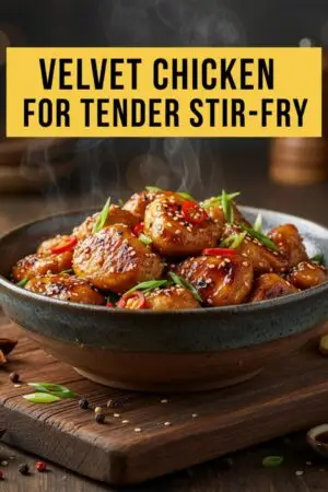 Velvet Chicken for Tender Stir-Fry