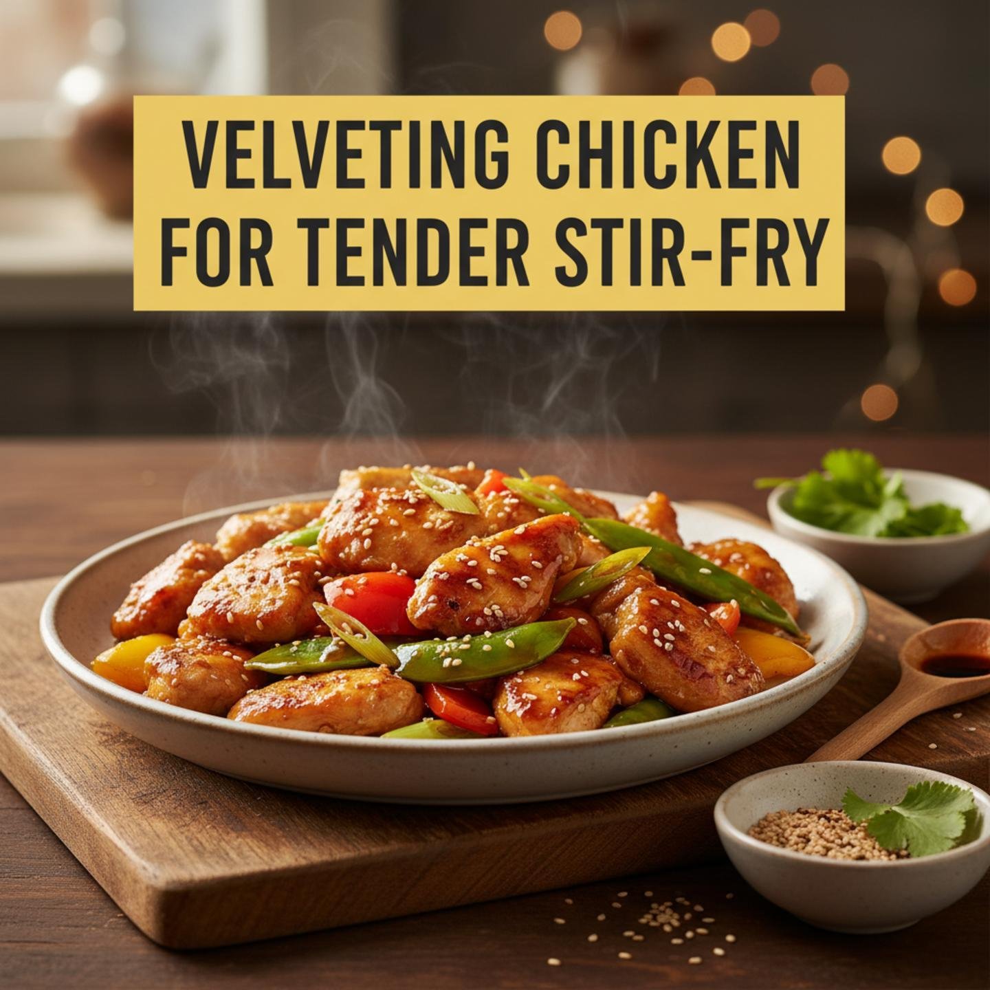 Velveting Chicken for Tender Stir-Fry