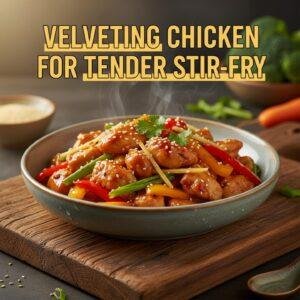 Velveting Chicken for Tender Stir-Fry