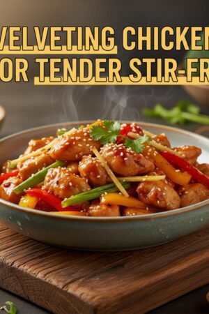 Velveting Chicken for Tender Stir-Fry