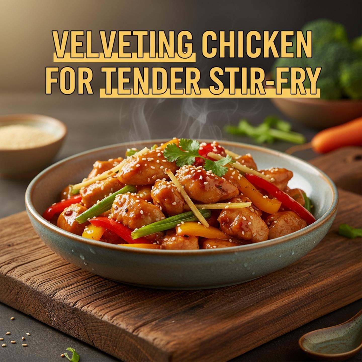 Velveting Chicken for Tender Stir-Fry