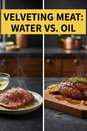 Velveting Meat: Water vs. Oil