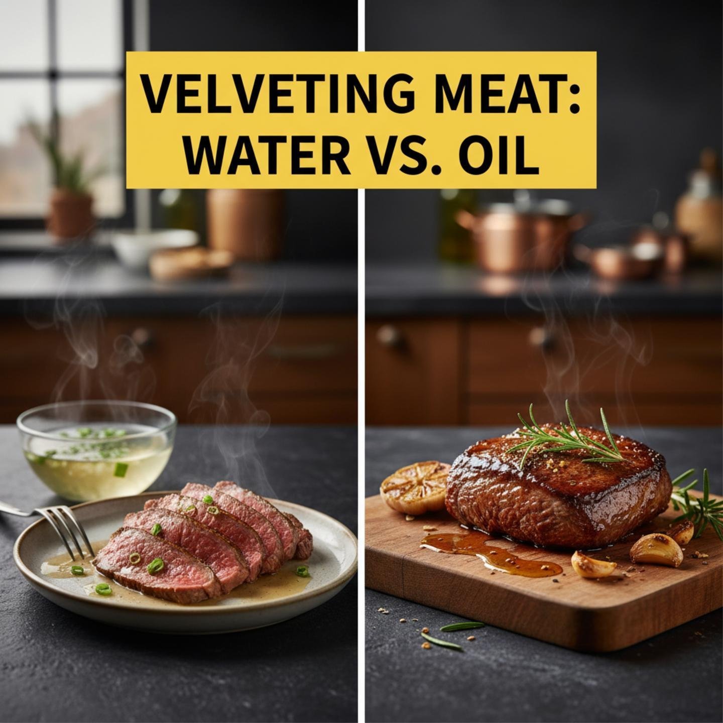 Velveting Meat: Water vs. Oil
