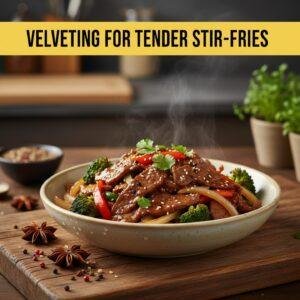 Velveting for Tender Stir-Fries