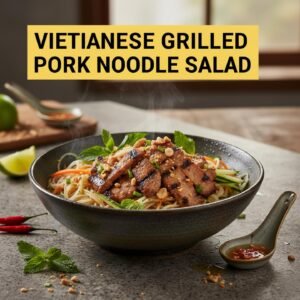 Vietnamese Grilled Pork Noodle Salad
