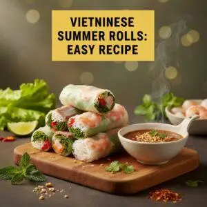 Vietnamese Summer Rolls: Easy Recipe