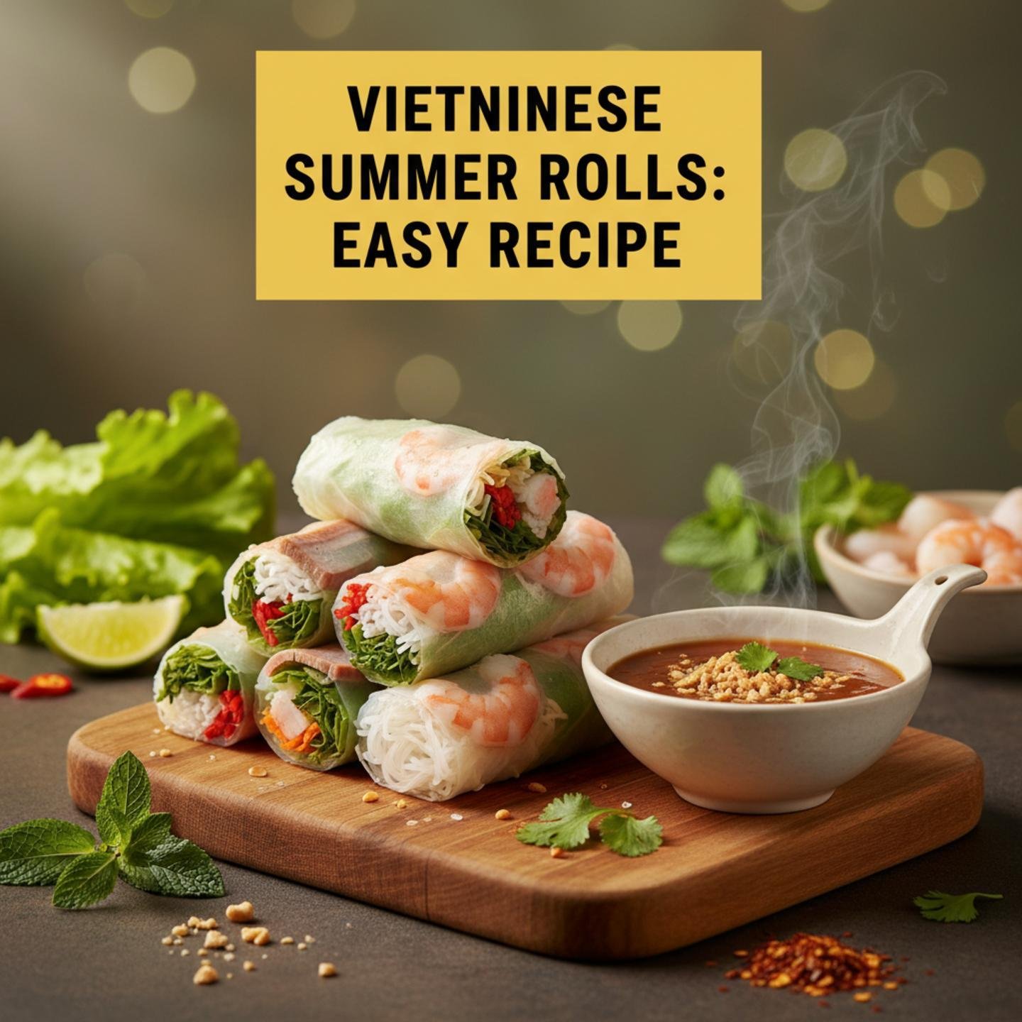Vietnamese Summer Rolls: Easy Recipe