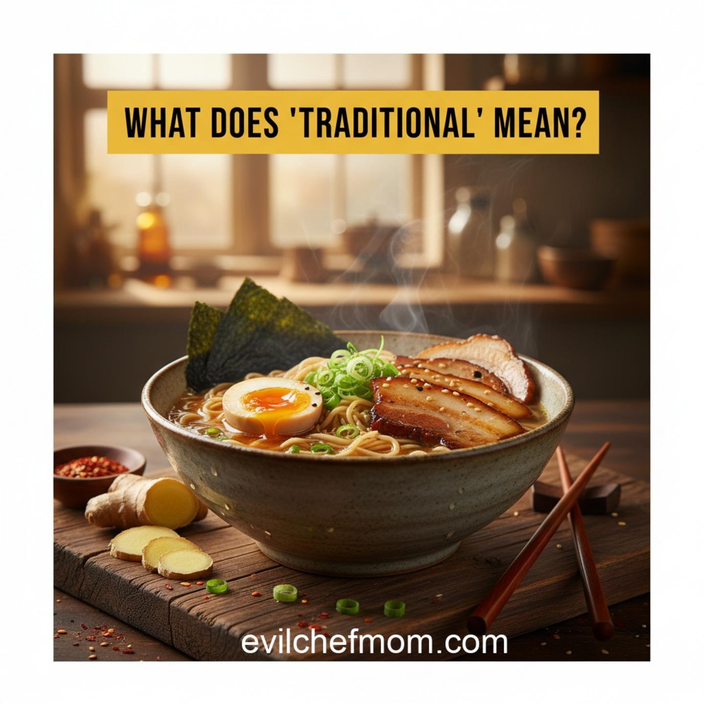 What Does 'Traditional' Mean?