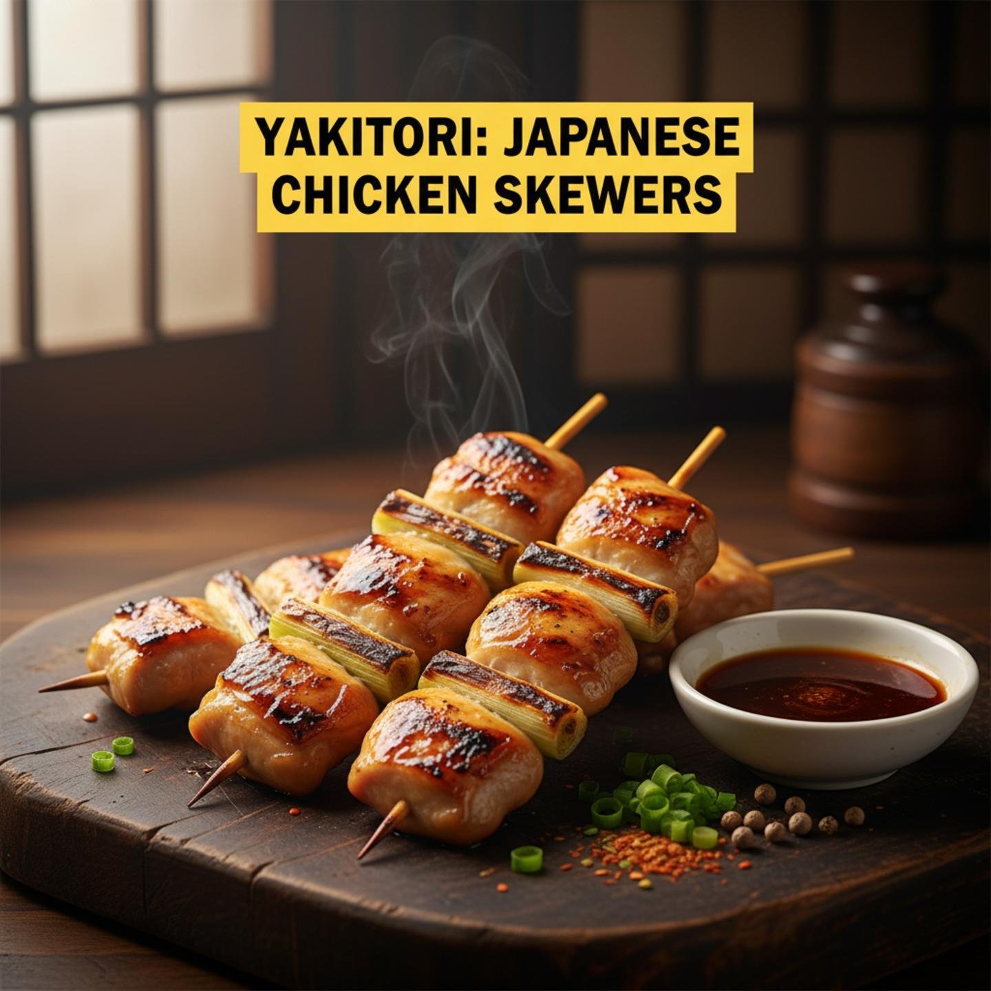 Yakitori: Japanese Chicken Skewers