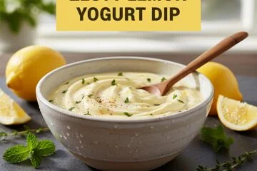 Zesty Lemon Yogurt Dip