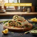 Zesty Lemongrass Chicken Wraps