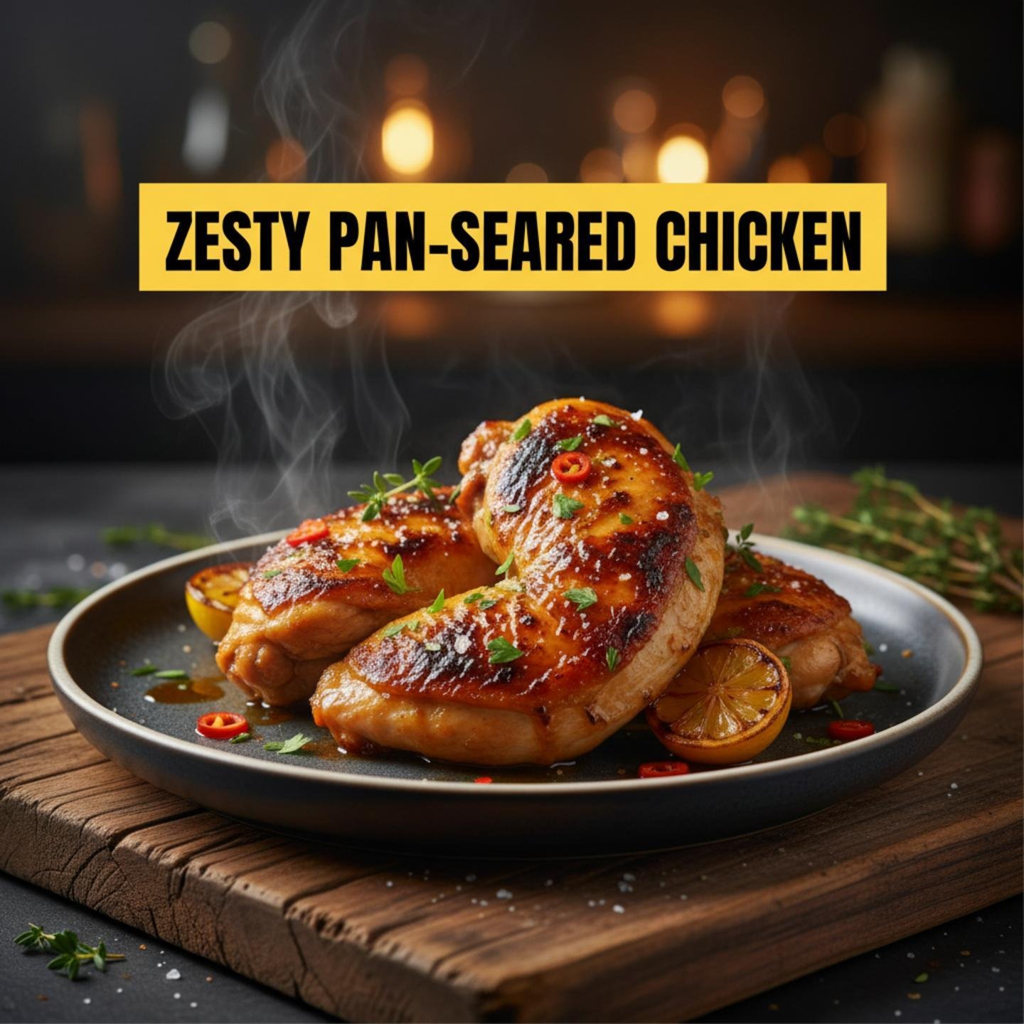 Zesty Pan-Seared Chicken
