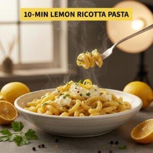 10-Min Lemon Ricotta Pasta