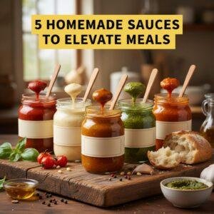 5 Homemade Sauces to Elevate Meals