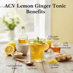 ACV Lemon Ginger Tonic Benefits