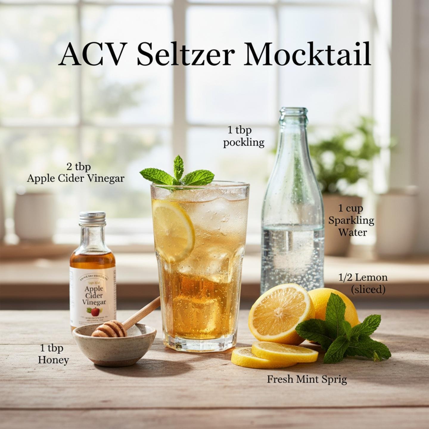 ACV Seltzer Mocktail