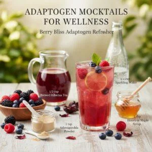 Adaptogen Mocktails for Wellness