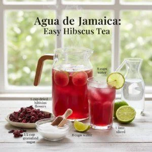 Agua de Jamaica: Easy Hibiscus Tea