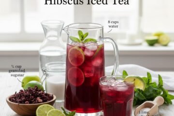 Agua de Jamaica: Hibiscus Iced Tea