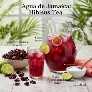 Agua de Jamaica: Hibiscus Tea