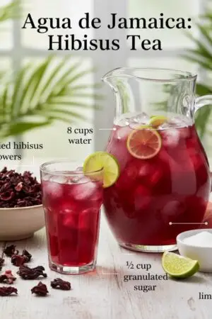 Agua de Jamaica: Hibiscus Tea