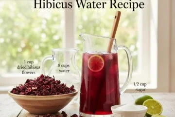 Agua de Jamaica: Hibiscus Water Recipe
