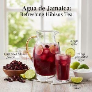 Agua de Jamaica: Refreshing Hibiscus Tea