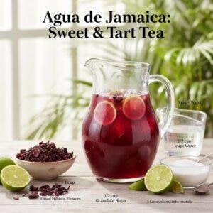 Agua de Jamaica: Sweet & Tart Tea
