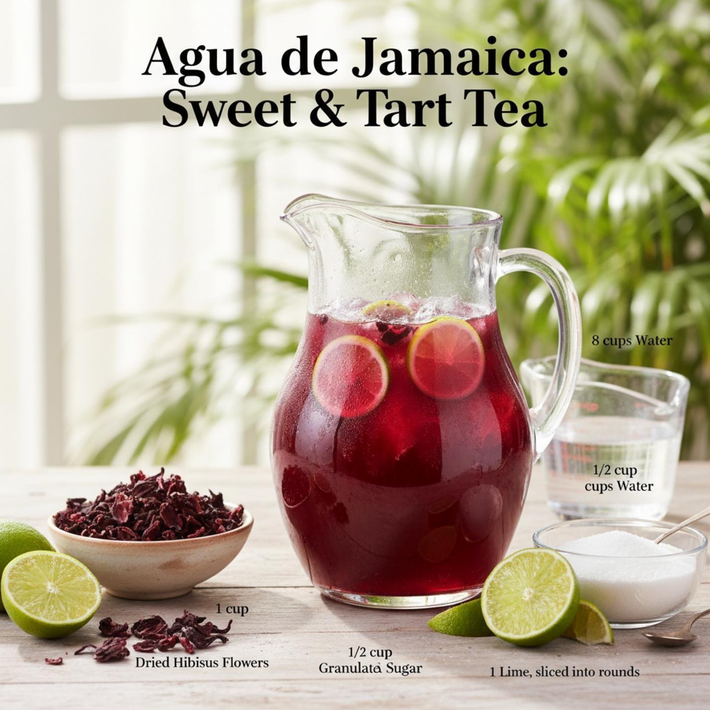 Agua de Jamaica: Sweet & Tart Tea