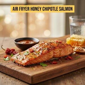 Air Fryer Honey Chipotle Salmon