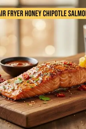 Air Fryer Honey Chipotle Salmon
