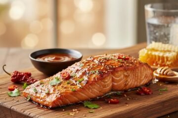 Air Fryer Honey Chipotle Salmon