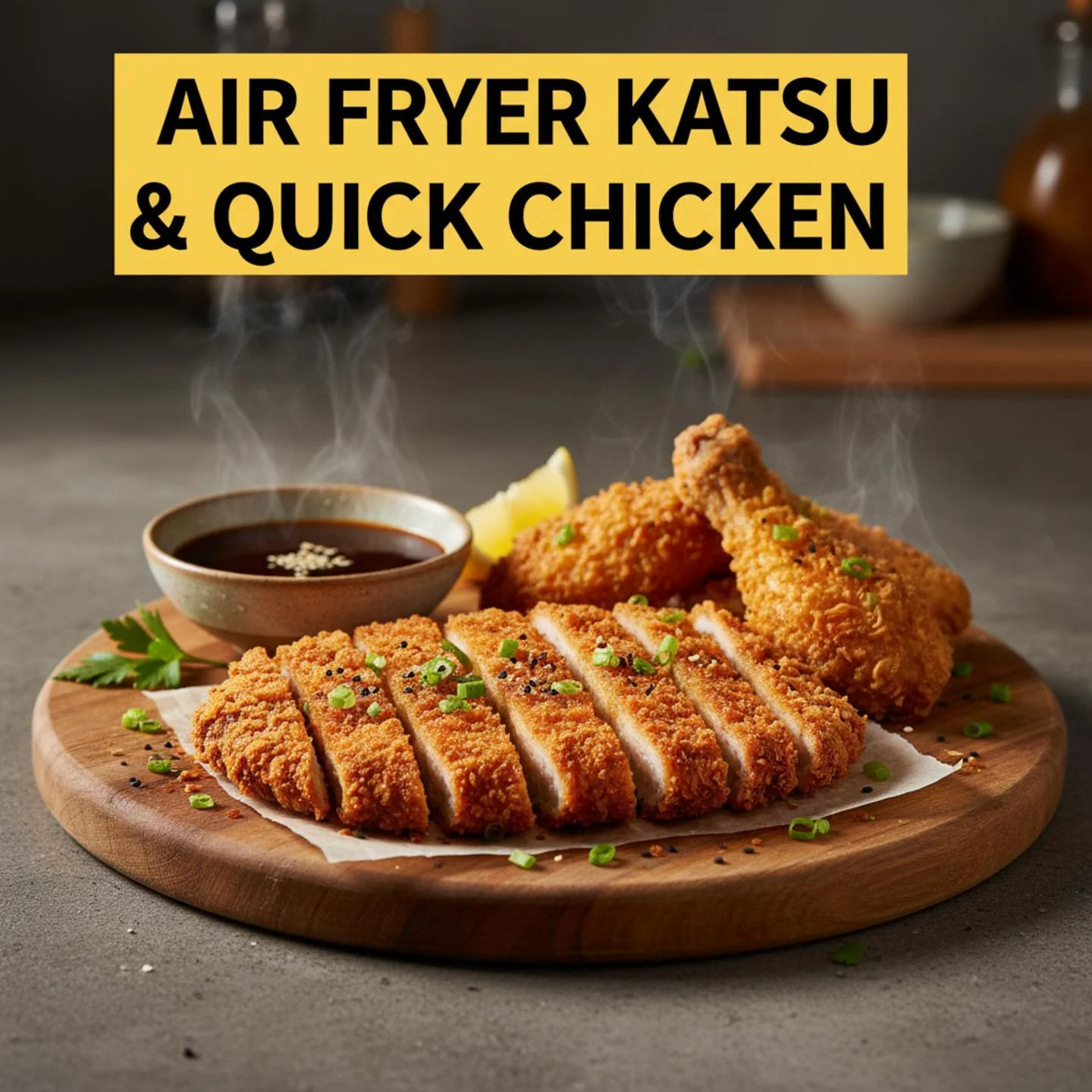 Air Fryer Katsu & Quick Chicken
