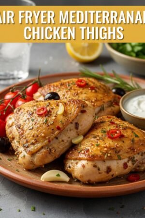 Air Fryer Mediterranean Chicken Thighs