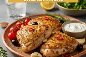 Air Fryer Mediterranean Chicken Thighs
