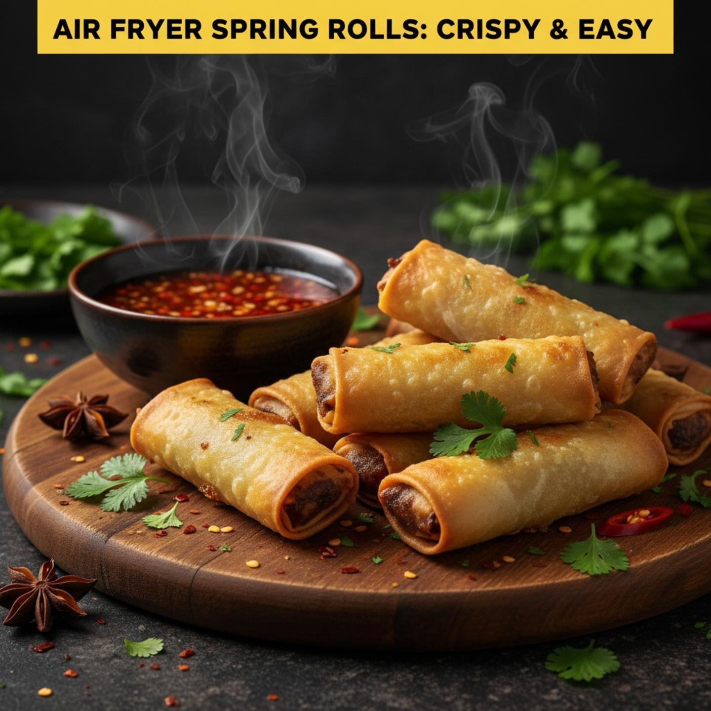 Air Fryer Spring Rolls: Crispy & Easy