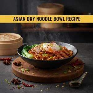 Asian Dry Noodle Bowl Recipe