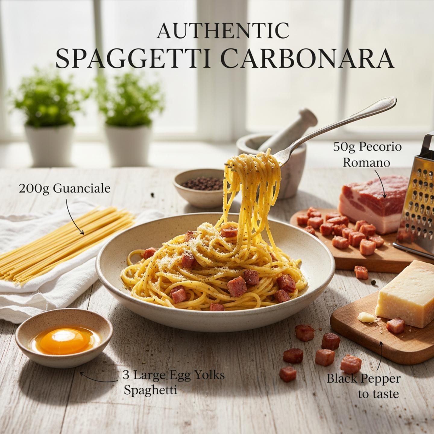 Authentic Spaghetti Carbonara